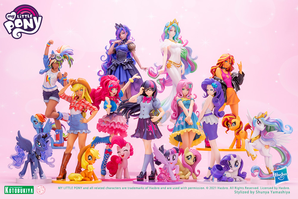 Cheap VOCALOID Hatsune Miku Figure My Little Pony Bishoujo Pinkie Pie  Fluttershy Anime PVC Action Figure Toy Collection Modle Doll | Joom