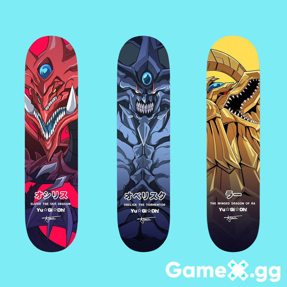 Egyptian Gods Yugioh Skateboard