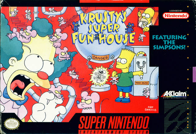 Krusty's Super Funhouse SNES