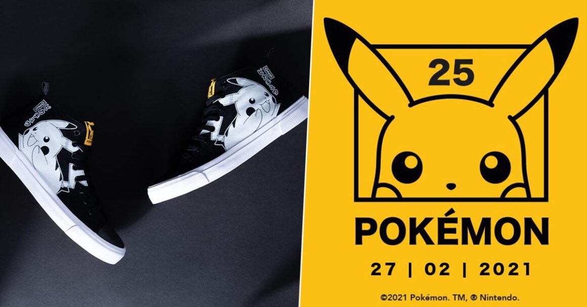 Akedo X Zavvi Pokemon 25th Anniversary High Tops