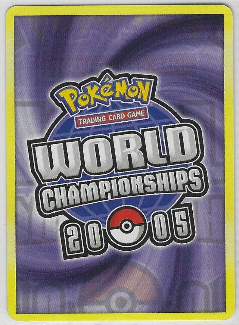 2005 World Championship pokemon card back