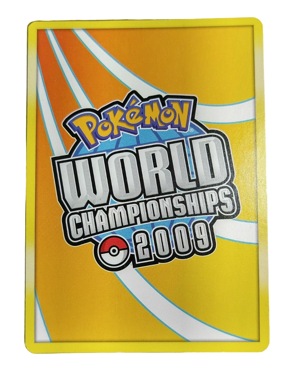 2009 World Championship card back