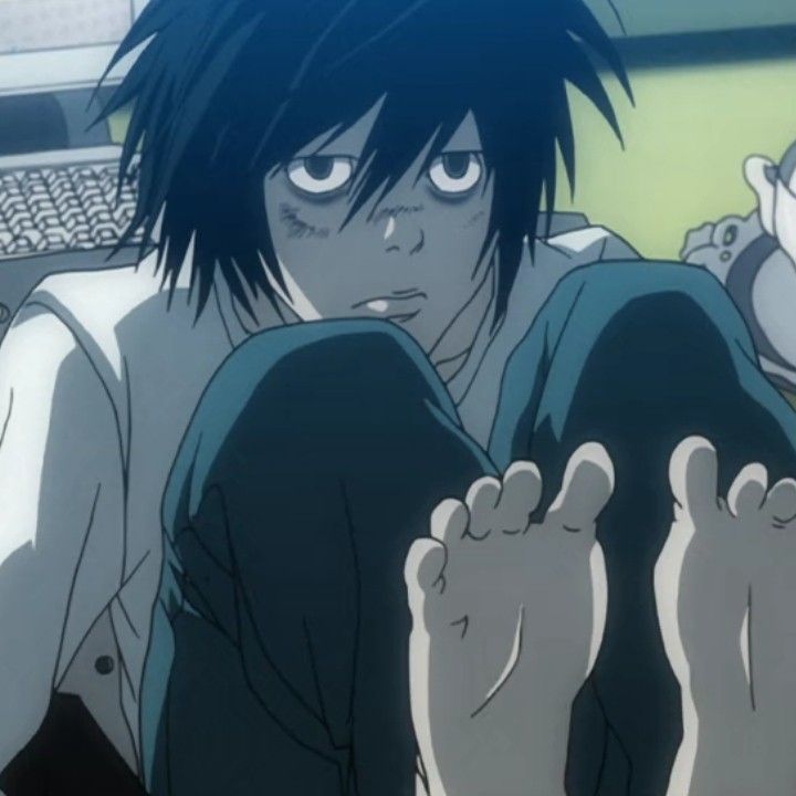 L from Death Note feet